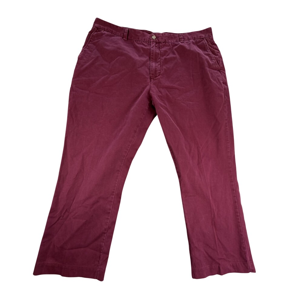 Vineyard Vines Pants Mens FITS 40x27 Red 100% Cotton Chino Straight Leg Casual